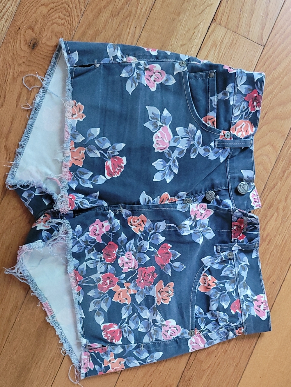 Citizens Of Humanity | Floral Denim Shorts | Size 27